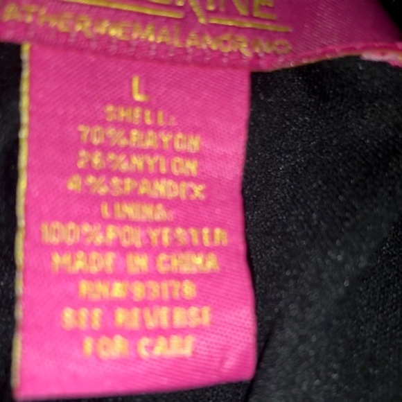 Black knee-length dress with Gold metal Details - Picture 6 of 7